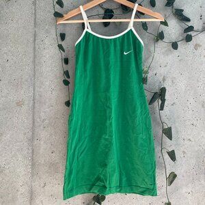 Reworked Nike mini dress by Frankie Collective in Kelly Green